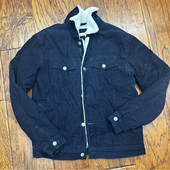 Brandy Melville Blue corduroy Jacket - Picture 1 of 5